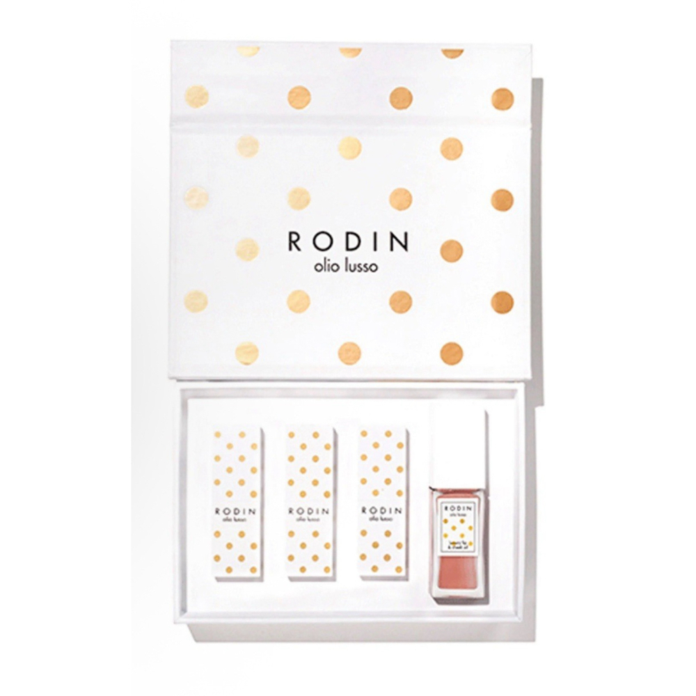 RODIN Olio Lusso Luxury Lip Couture Set-NIB 3 Lipsticks & 1 Lip/Cheek Oil•Sealed